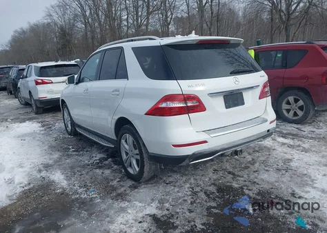 2015 Mercedes-Benz Ml 350 4Matic z USA, uszkodzony, nr VIN 4JGDA5HB0FA606270